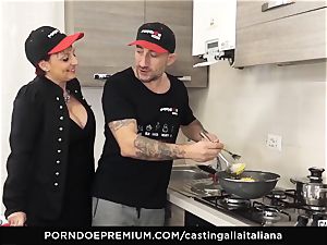 casting ALLA ITALIANA Mature red-haired booty fucked deep